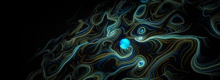 科技质感星空星夜螺旋C4D背景