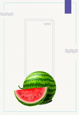 简约风水果促销海报