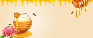 美味蜂蜜食物电商banner