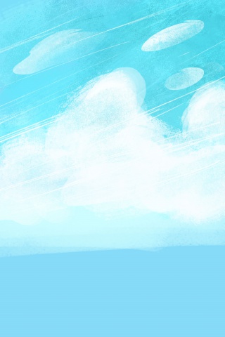 夏天蓝色的天空背景海报