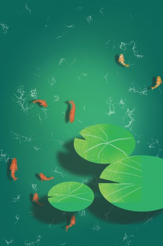 二十四节气立夏背景素材