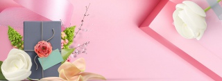 时尚大气粉色天猫母亲节banner