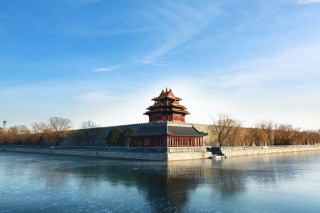 北京故宫角楼全景图片